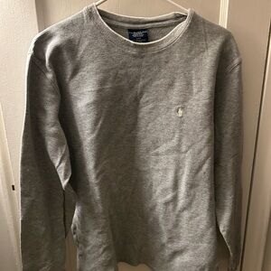 Polo by Ralph Lauren Heather Gray Long Sleeve Tee